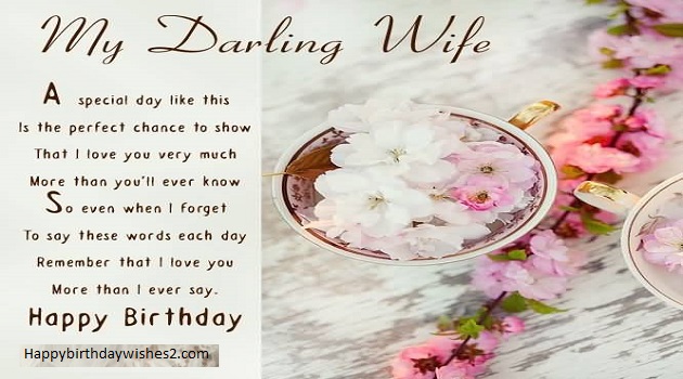 Birthday Message for Wife