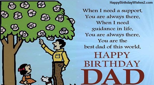 birthday messages for father