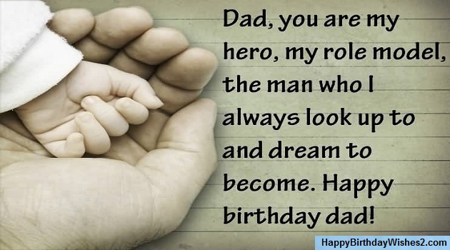 happy birthday wishes for father