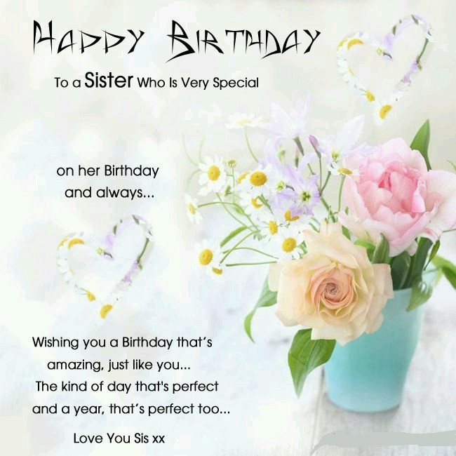 happy birthday my dear sister images