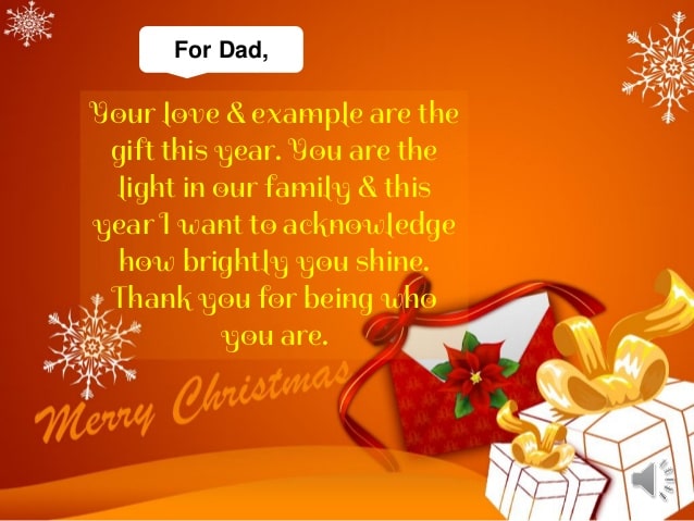 merry christmas quotes for dad