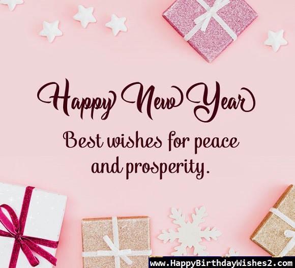 new year wishes in english