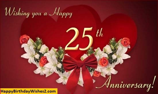 60 25th Anniversary Wishes Messages Quotes For Wife