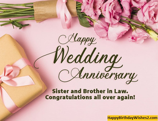 1st wedding anniversary wishes to sister