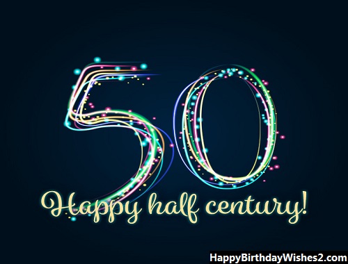 best 50th birthday wishes