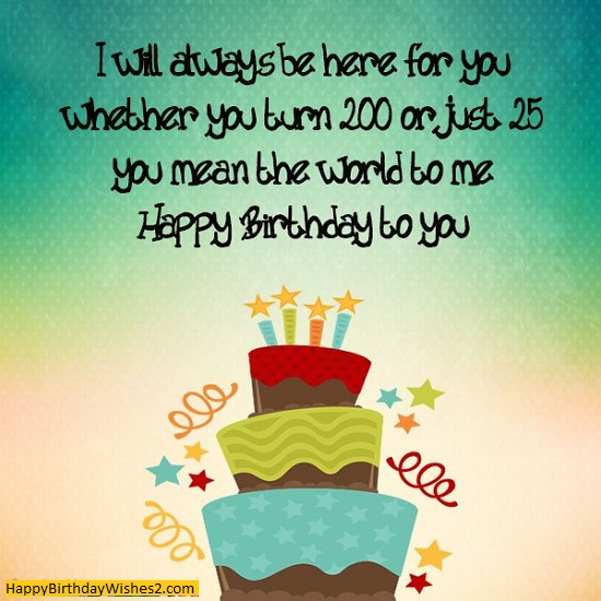 happy 25th birthday wishes