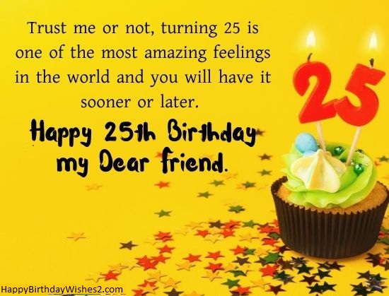 happy birthday 25 years