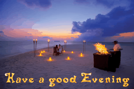 good evening animated images