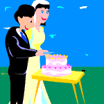 wedding anniversary cake gif