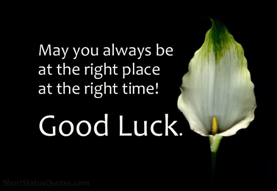 good luck sayings