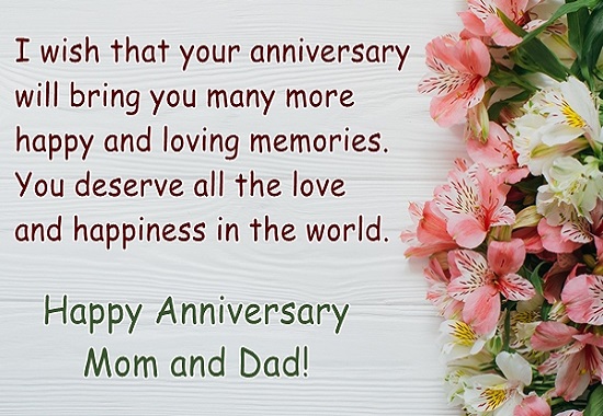 anniversary quote for parents