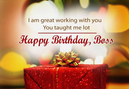 birthday message to a boss and mentor