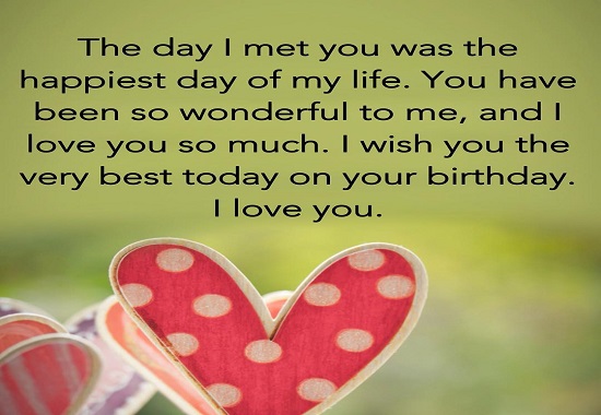 birthday message to a loved one