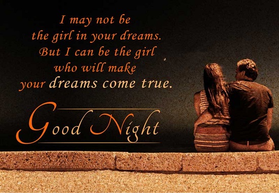 good night love message for him