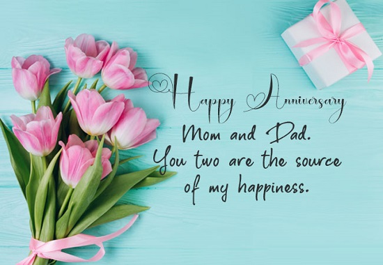 happy anniversary messages for parents