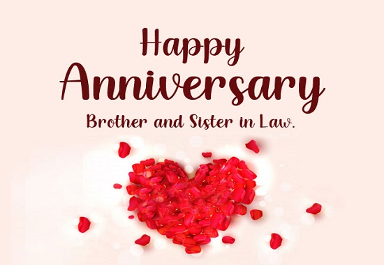 wedding anniversary wishes for brother and sister in law