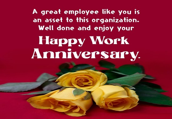 working anniversary