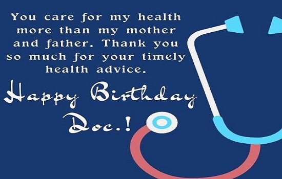happy birthday best doctor
