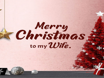 {80+} Amazing Merry Christmas Wishes, Greetings, Quotes for Wife
