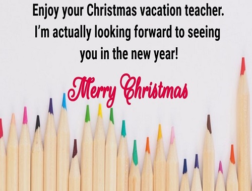 christmas wishes for teachers from students