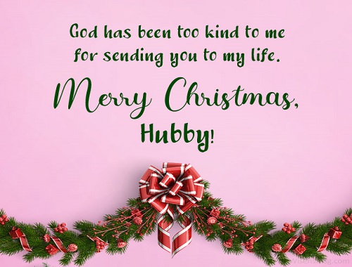 funny christmas message for husband