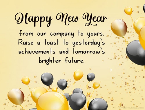 happy new year wishes for clients