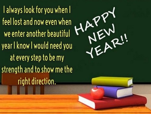 happy new year wishes for teacher