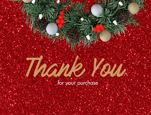 merry christmas thank you for your business