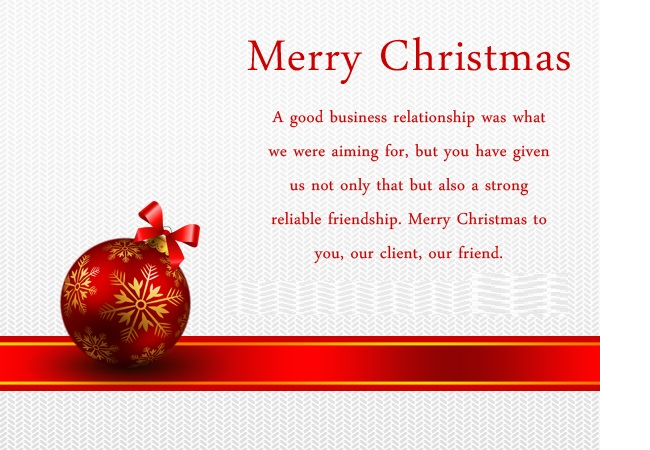 merry christmas wishes for clients and customers