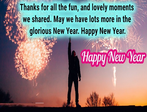 new year appreciation message
