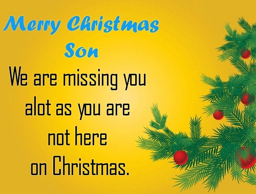 son merry christmas