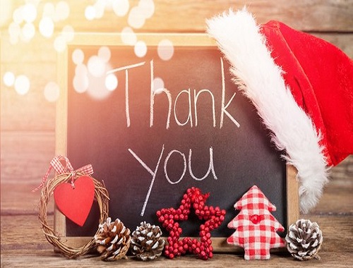 thank you for your business christmas message