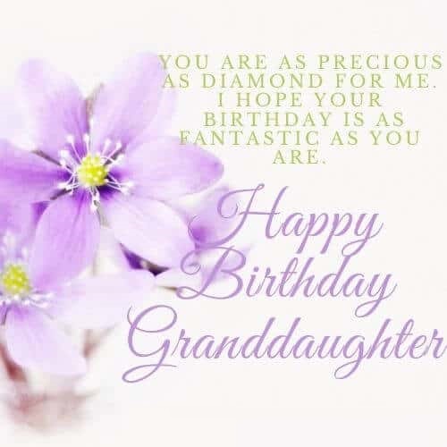 birthday wishes for granddaughter images