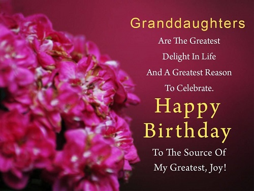 granddaughter happy birthday images