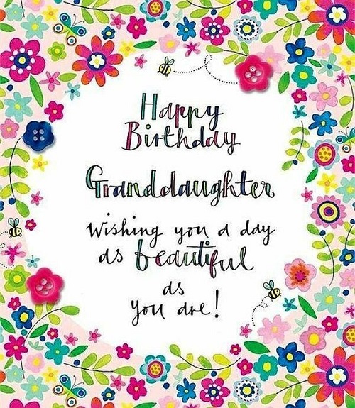 images of happy birthday granddaughter