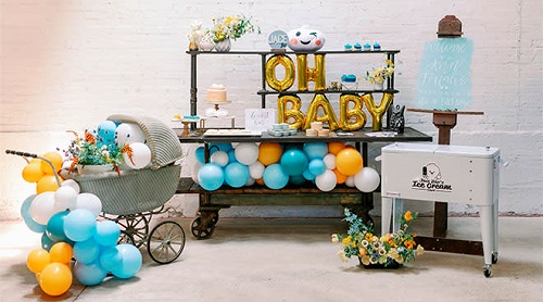 photoshoot for baby shower