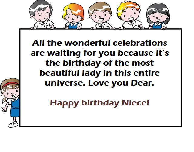 dear niece - birthday messages
