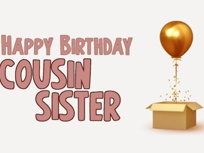 {51+हिन्दी}  Birthday Wishes for Cousin Sister in Hindi