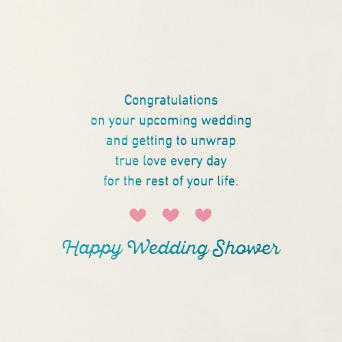 bridal shower greetings