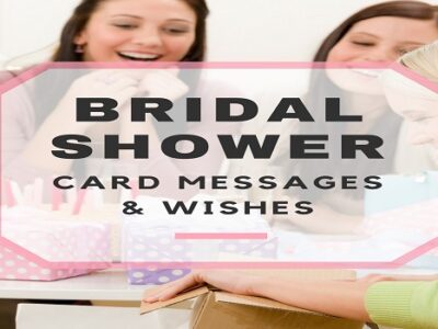 {81+} Bridal Shower Wishes, Messages and Quotes